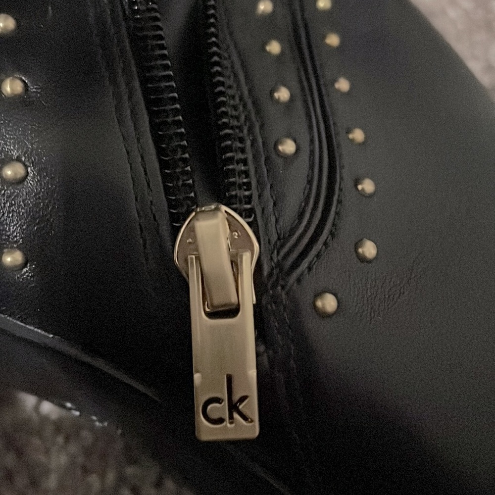 Calvin Klein Studded Grazia Ankle Boots - Picture 7 of 7